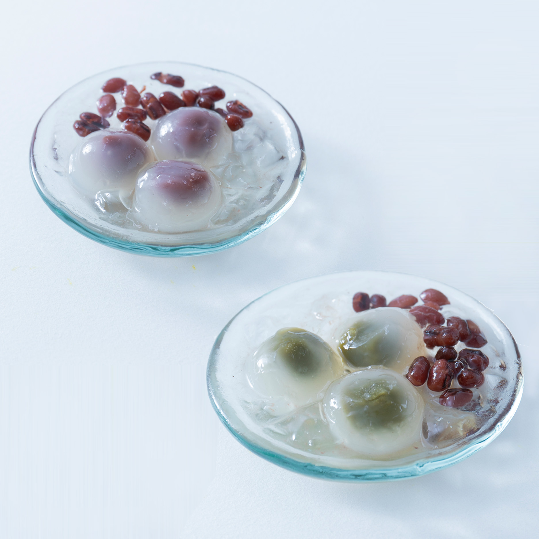 玉の泉（小豆餡）（抹茶餡）